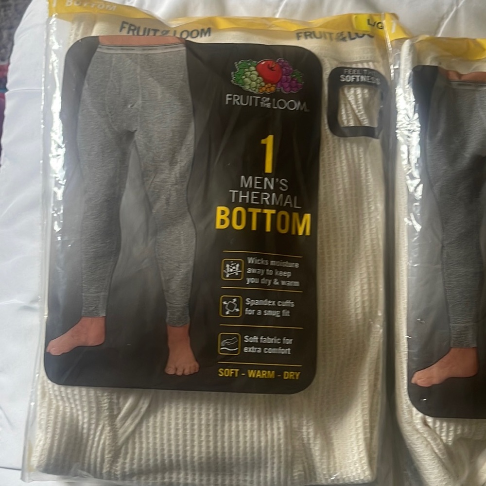 Fruit of the loom thermal bottoms